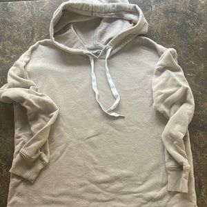 Mid length crop hoodie